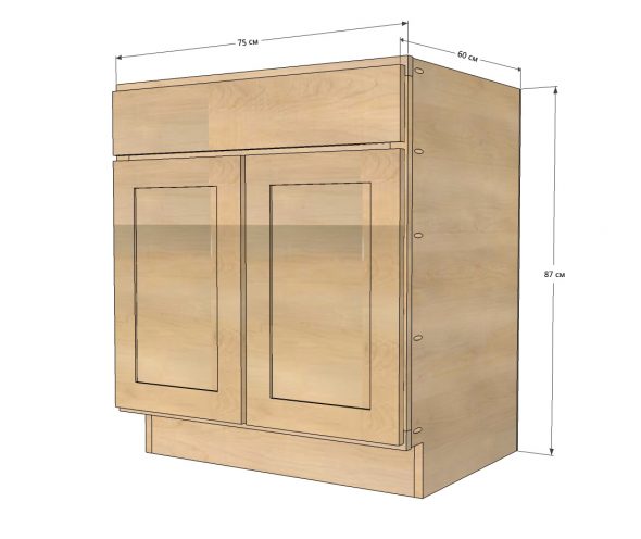 Модель кухонного шкафа