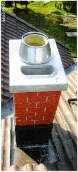 Керамический дымоход для газового котла с закрытой камерой сгорания