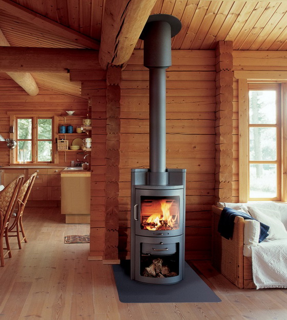 Печное отопление в деревянном доме - как правильно обустроить 3
