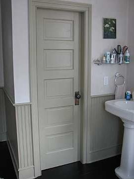 ламинированные двери в ванную