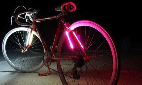 светодиодная подсветка на велосипед