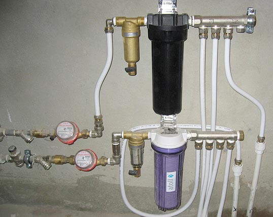 Разные фильтры для холодного и горячего водоснабжения