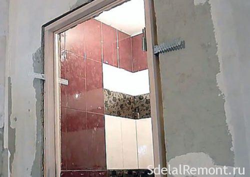 двери в ванную до или после плитки