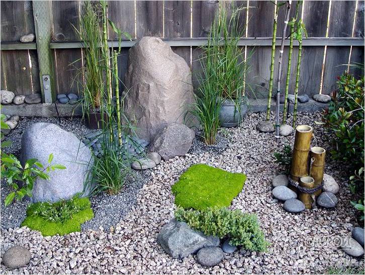 Сад камней по-японски