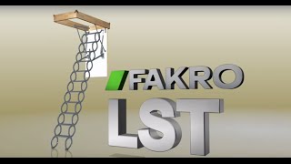 Монтаж раздвижной чердачной лестницы FAKRO LST