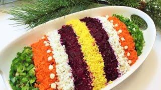 СЕЛЕДКА ПОД ШУБОЙ Салат, секреты приготовления. Как легко украсить салат. Salad with Herring/