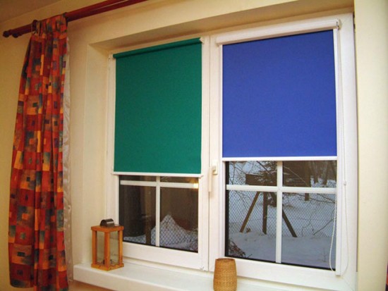 Рулонные шторы из плотной ткани - надежная защита от проникновения света с улицы