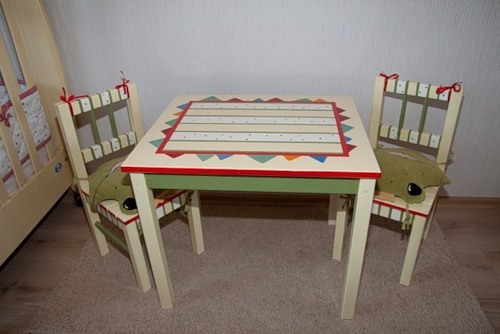 Декорированная детская мебель